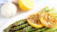 Lemon Garlic Roasted Asparagus