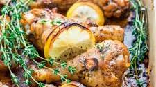 Lemon Garlic Roasted Chicken Legs