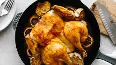 Lemon Garlic Spatchcock Chicken