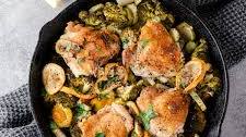 Lemon Pepper Chicken & Broccoli Skillet