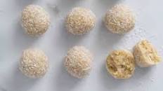 Lemon coconut bliss balls