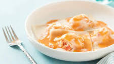 Lobster Ravioli with Lobster Butter Sauce