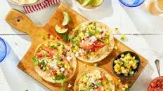 Lobster Tacos with Mango Cucumber Salsa