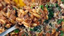 Manestra (simple Greek orzo comfort food)