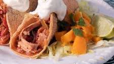 Mango-Lime Shredded Chicken Tacos