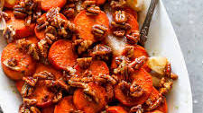 Maple-Pecan Roasted Sweet Potatoes