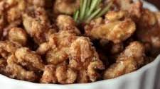 Maple-Rosemary Glazed Walnuts