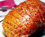 Maple honey mustard glazed ham recipe