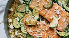 Mediterranean Salmon One Pan
