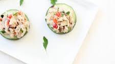 Mediterranean Tuna Salad Bites