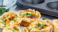 Mini Ham and Cheese Quiches