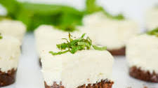 Mini No-Bake Fresh Mint Cheesecakes