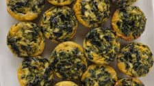 Mini Spinach Feta Quiche Bites