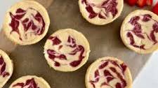 Mini Strawberry Swirl Cheesecake