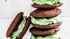 Mint Chocolate Whoopie Pies