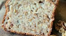Moist Banana and Walnut Pound Loaf Cake