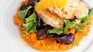Moroccan Chicken With Carrot Puree