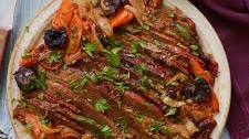 Moroccan-Style Brisket with Dried Fruit & Capers