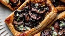 Mushroom Puff Pastry Tarts