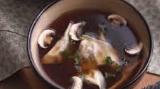 Mushroom Ravioli Soup