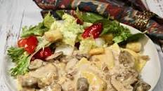 Mushroom Ravioli in a Creamy Marsala Wine Sauce