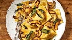 Mushroom Ravioli with Sage Brown Butter