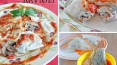 Mushroom and Goat Cheese Ravioli