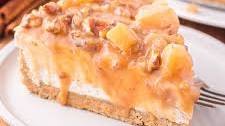 No Bake Caramel Apple Cheesecake