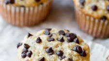 One Bowl Chocolate Chip Banana Oat Muffins