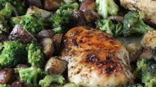 One Pan Chicken and Broccoli