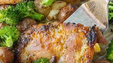 One Pan Honey Mustard Chicken and Vegetables