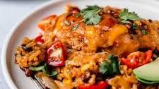 One-Pot BBQ Chicken and Rice