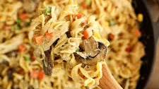 One-Pot Chicken Pot Pie Noodles