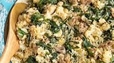 One Pot Lemon Garlic Chicken Rice