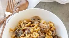 One Pot Mushroom Stroganoff