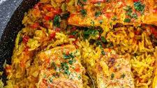 One Pot Salmon And Rice