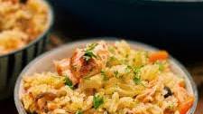 One Pot Salmon and Rice