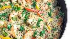 One Pot Spicy Shrimp and Quinoa