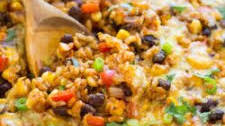 One Skillet Mexican Rice Casserole