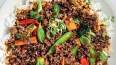 One-pan teriyaki beef and rice recipe