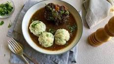 Oxtail Stew with Herb Dumplings