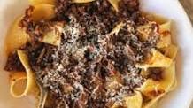 Oxtail ragu and pappardelle