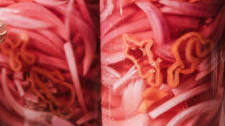 PICKLED RED ONIONS WITH HABANERO PEPPERS