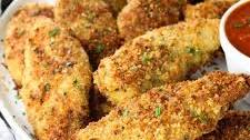 Parmesan Baked Chicken Strips Recipe