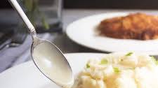 Parmesan Crusted Chicken with Pan Gravy