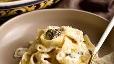 Pasta with Black Truffle Cream Sauce