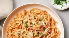 Pasta with Herbed Tomato Butter and Parmesan Cheese