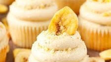 Peanut Butter Banana Cupcakes
