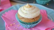 Peanut Butter Birthday Cupcakes with Banana Buttercream Frosting