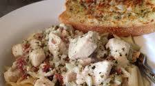 Penne with Chicken and Pesto